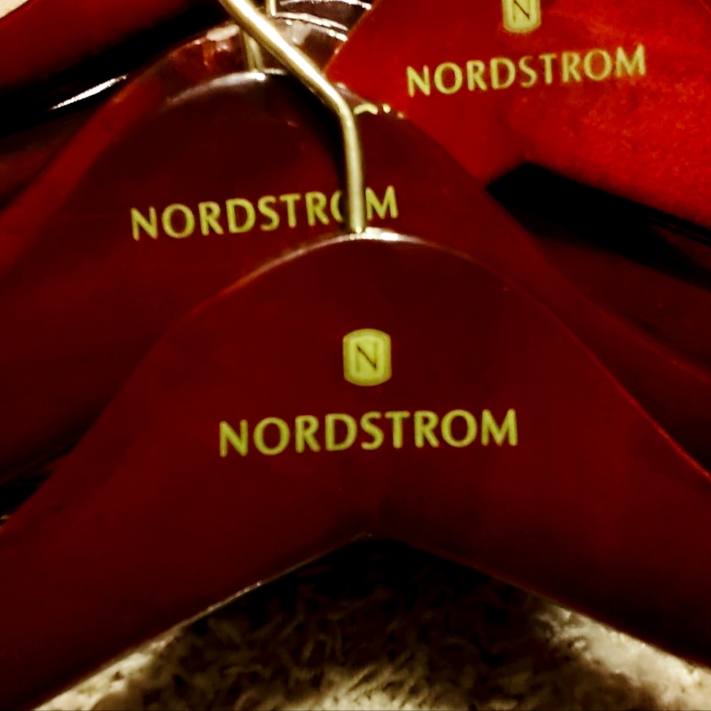 Nordstrom Cherry mahogany wood hangers